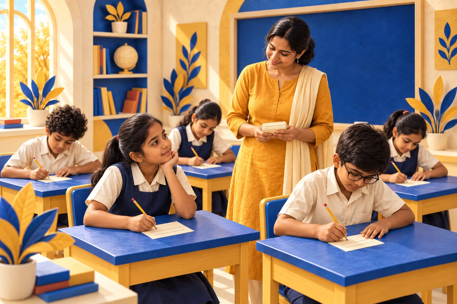 Each learner writes a short exit ticket to show what they understood.